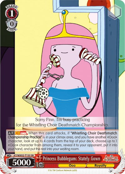 Princess Bubblegum: Stately Gown (SR) (AT/WX02-T13S SR) - Adventure Time