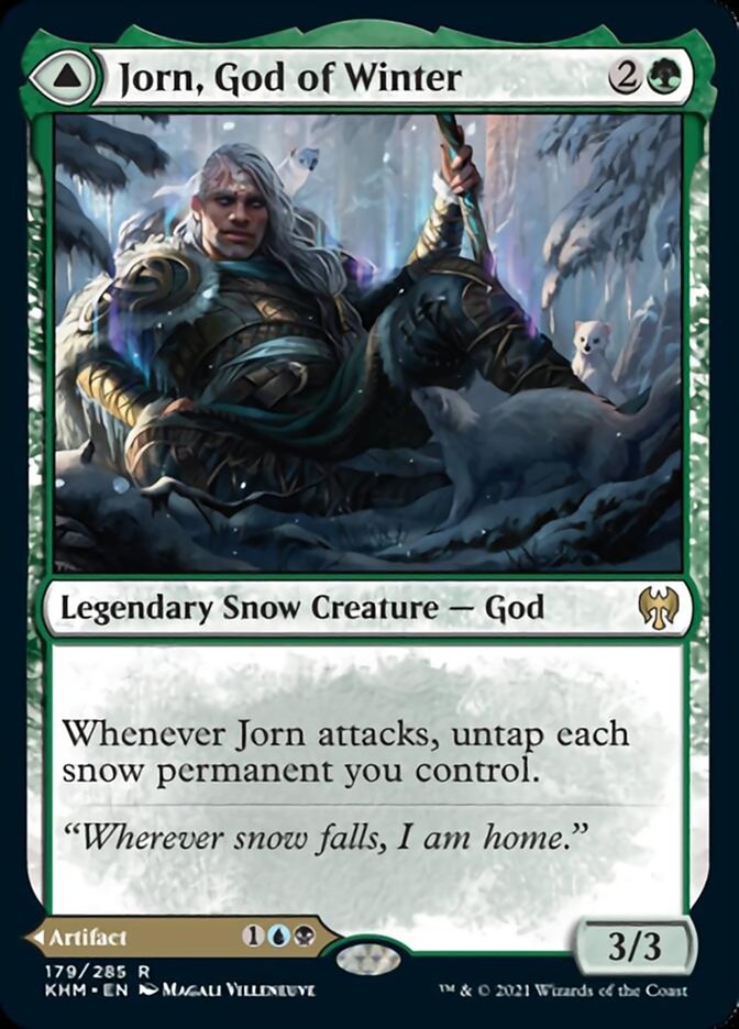Jorn, God of Winter // Kaldring, the Rimestaff (KHM-179) - Kaldheim: (snow)