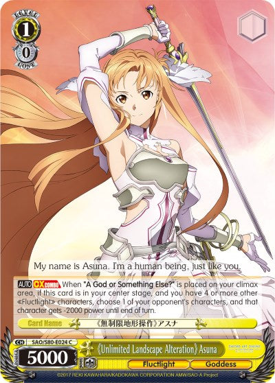 Unlimited Landscape Alteration Asuna (SAO/S80-E024 C) - Sword Art Online -Alicization- Vol.2
