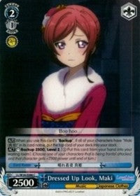 Dressed Up, Maki (LL/W34-E086 C) - Love Live! Vol. 2