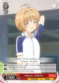 Sakura: Athletic (CCS/WX01-T09 TD) - Cardcaptor Sakura: Clear Card
