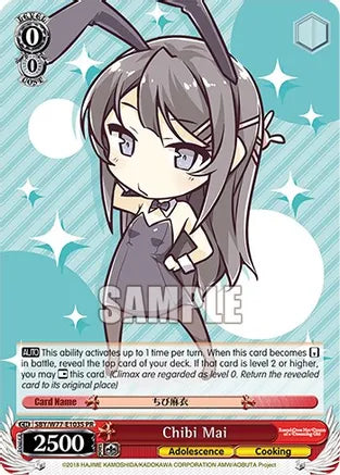 Weiss Schwarz: Chibi Mai (Foil) - Rascal Does Not Dream of a Dreaming Girl - Near Mint