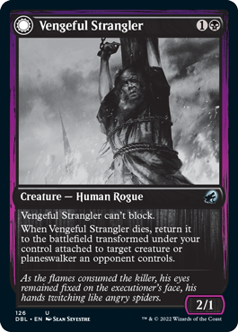 Vengeful Strangler // Strangling Grasp (DBL-126) - Innistrad: Double Feature: (Double Faced Transform)