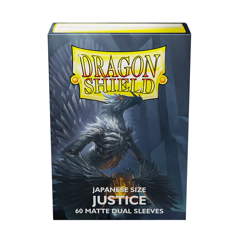 Dragon Shield: Japanese Size 60ct Art Sleeves - Justice (Dual Matte)