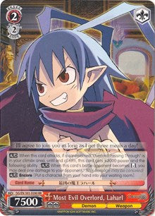 Most Evil Overlord, Laharl (DG/EN-S03-E090 RR) - Disgaea