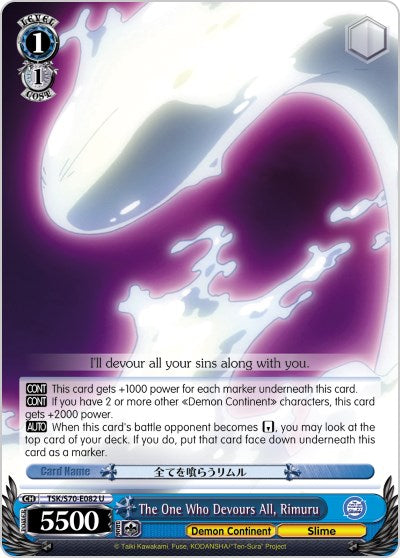 The One Who Devours All, Rimuru (TSK/S70-E082 U) - That Time I Got Reincarnated as a Slime