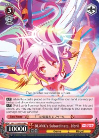 BLANK's Subordinate, Jibril (NGL/S58-E052 RR) - No Game No Life