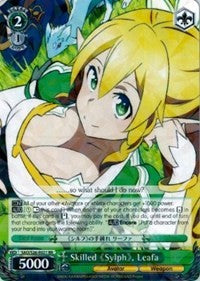 Skilled Sylph, Leafa (SAO/S26-E021 RR) - Sword Art Online Vol.2