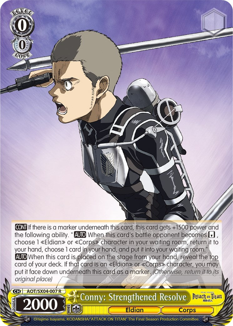 Conny: Strengthened Resolve (AOT/SX04-007 R) - Attack On Titan: Final Season