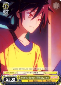 Genius Gamer Siblings, Sora (NGL/S58-TE05 TD) - No Game No Life