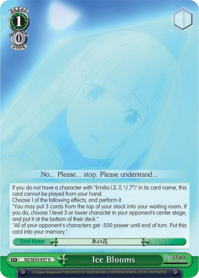 Ice Blooms (Parallel Foil) (RZ/SE35-E37 U) - Re:ZERO: The Frozen Bond