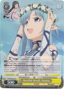 Restful Stroll, Asuna (Parallel Foil) (SAO/SE26-E03 C) - Sword Art Online II Vol.2