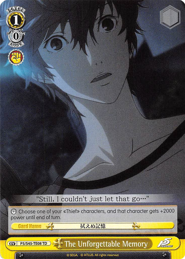 The Unforgettable Memory (P5/S45-TE08 TD) - Persona 5