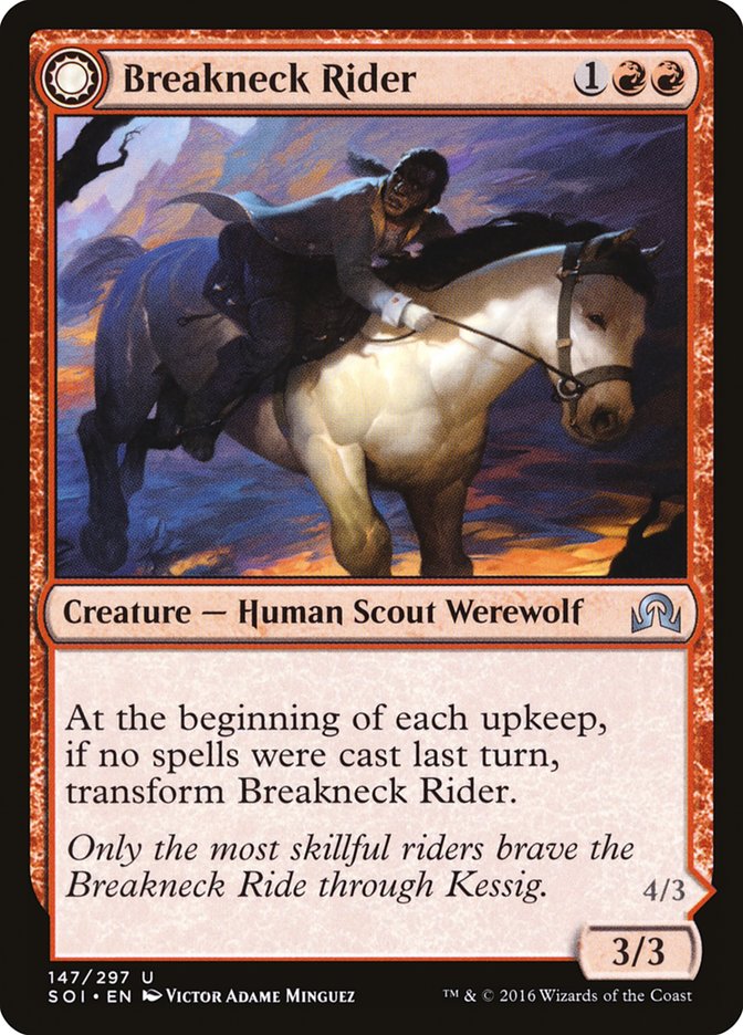 Breakneck Rider // Neck Breaker (SOI-147) - Shadows over Innistrad: (Double Faced Transform)