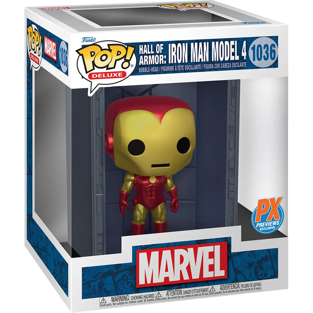 Funko Pop! Iron Man Hall of Armor Iron Man Model 4 - Previews Exclusive