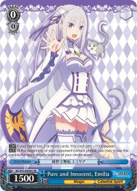 Pure and Innocent, Emilia SR (RZ/S55-E056S SR) - Re:ZERO Vol.2