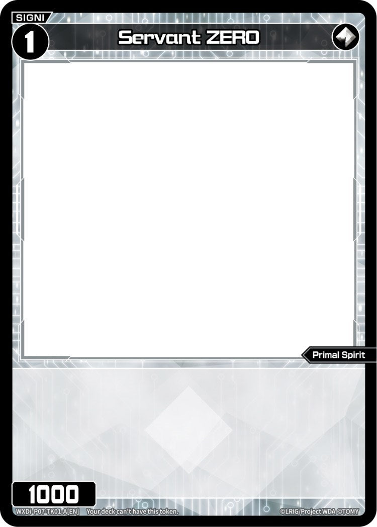 Servant ZERO // [Virus] (WXDi-P07-TK01-AP[EN]) [Welcome Back Diva -Lostorage-]
