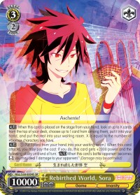 Rebirthed World, Sora (SR) (NGL/S58-E004S SR) - No Game No Life