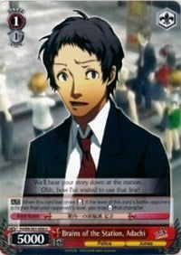 Brains of the Station, Adachi (P4/EN-S01-058 U) - Persona 4 ver.E