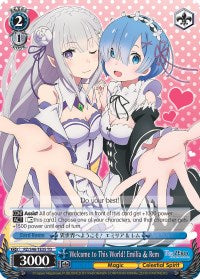 Welcome to This World! Emilia & Rem (RZ/S46-TE35 TD) - Re:ZERO