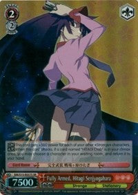 Fully Armed, Hitagi Senjyogahara (SR) (BM/S15-E057S SR) - BAKEMONOGATARI