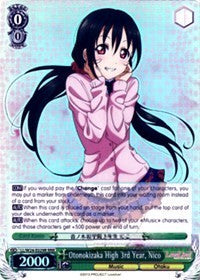 Otonokizaka High 3rd Year, Nico (RRR) (LL/W24-E029R RRR) - Love Live!