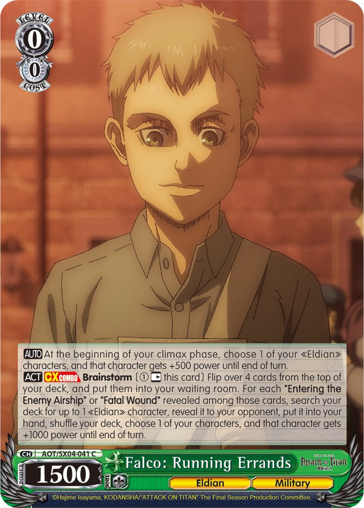 Falco: Running Errands (AOT/SX04-041 C) - Attack On Titan: Final Season