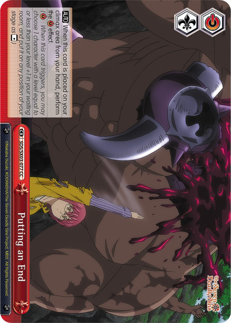 Putting an End (SDS/SX03-077 CC) - The Seven Deadly Sins