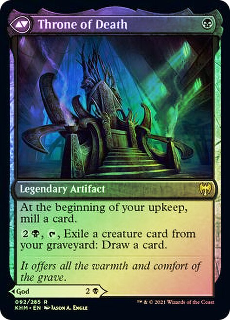 Egon, God of Death // Throne of Death (PRE-92S) - Kaldheim Promos Foil