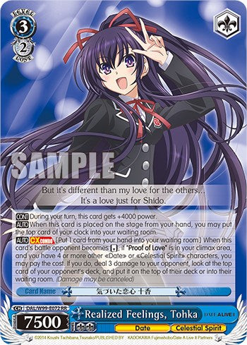 Realized Feelings, Tohka (DAL/W99-E072 RR) - Date A Live Vol.2