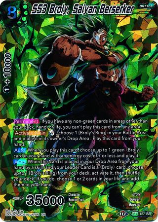 SS3 Broly, Saiyan Berserker (BT7-127) [Revision Pack 2020]