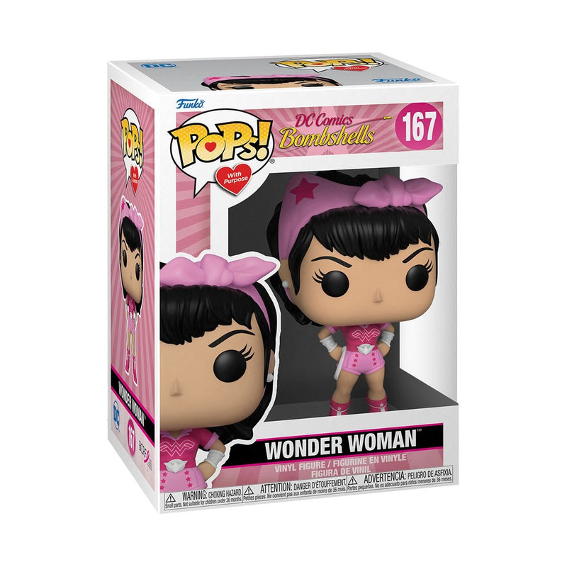 Funko Pop! DC Bombshells: Wonder Woman Breast Cancer Awareness