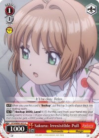 Sakura: Irresistible Pull (CCS/WX01-071 C) - Cardcaptor Sakura: Clear Card