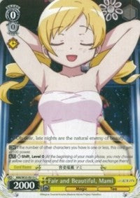 Fair and Beautiful, Mami (MM/W35-E015 C) - Puella Magi Madoka Magica the Movie -Rebellion-
