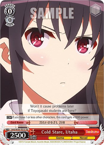Cold Stare, Utaha (SHS/W56-TE15 TD) - Saekano: How to Raise a Boring Girlfriend