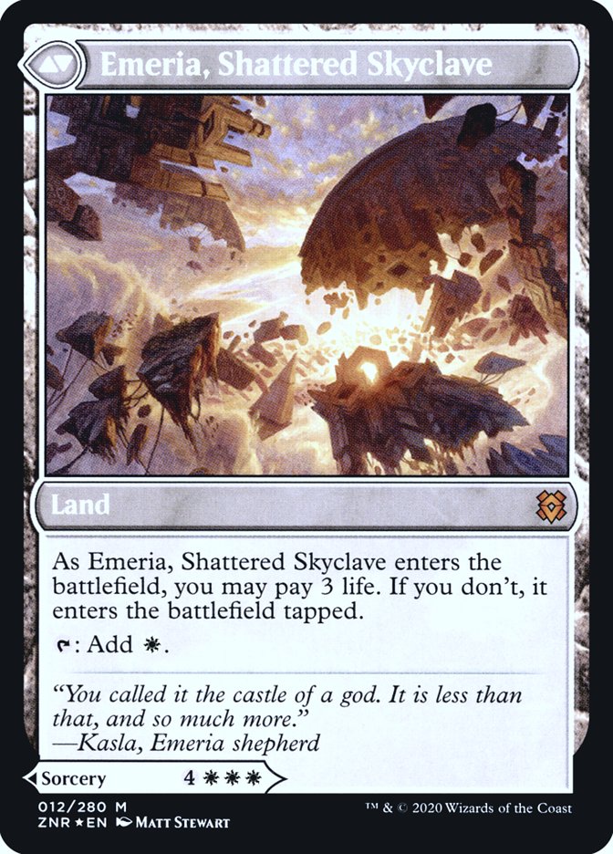 Emeria's Call // Emeria, Shattered Skyclave (PRE-12S) - Zendikar Rising Promos Foil