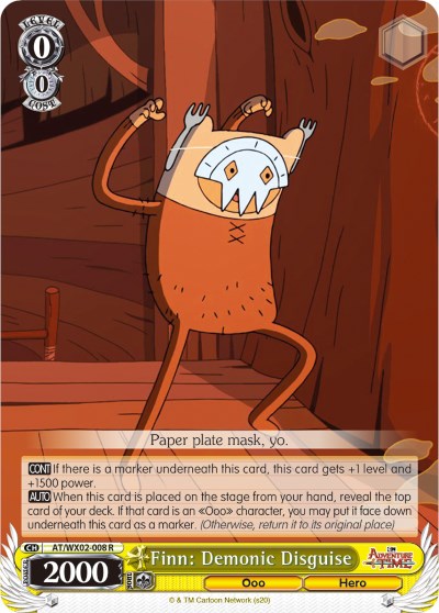 Finn: Demonic Disguise (AT/WX02-008 R) - Adventure Time