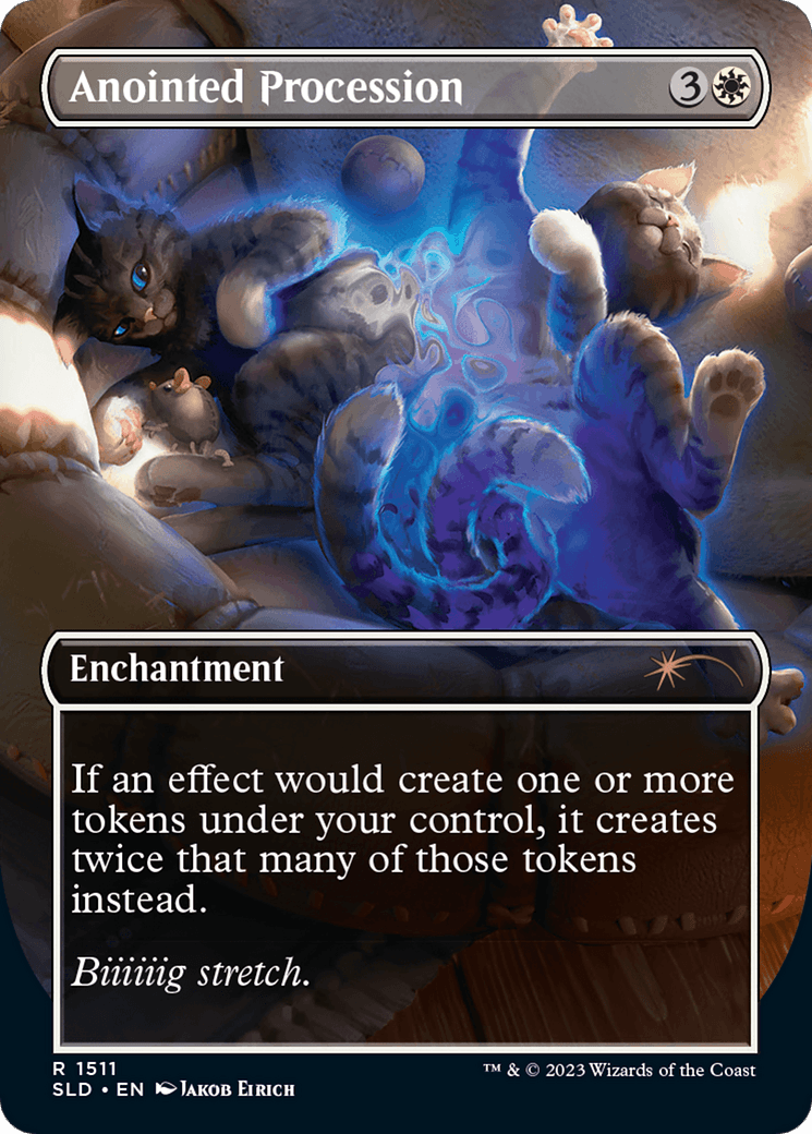 Anointed Procession // Anointed Procession [Secret Lair Commander Deck: Raining Cats and Dogs] - Josh's Cards