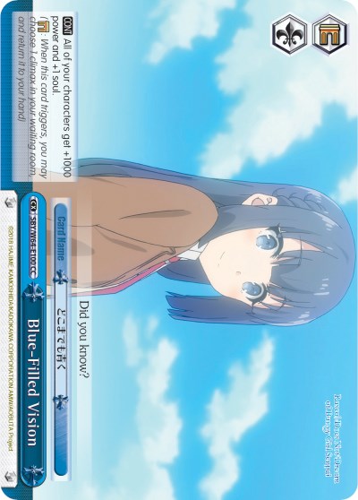Blue-Filled Vision (SBY/W64-E100 CC) - Rascal Does Not Dream of Bunny Girl Senpai