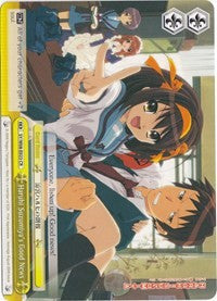 Haruhi Suzumiya's Good News (SY/W08-E023 CR) - The Melancholy of Haruhi Suzumiya