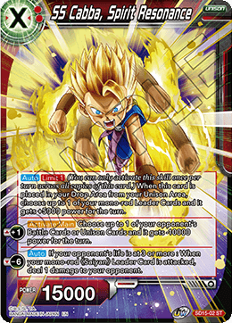 SS Cabba, Spirit Resonance (Starter Deck - Pride of the Saiyans) (SD15-02) [Cross Spirits]