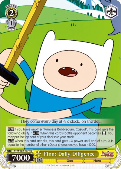 Finn: Daily Diligence (AT/WX02-T07 TD) - Adventure Time