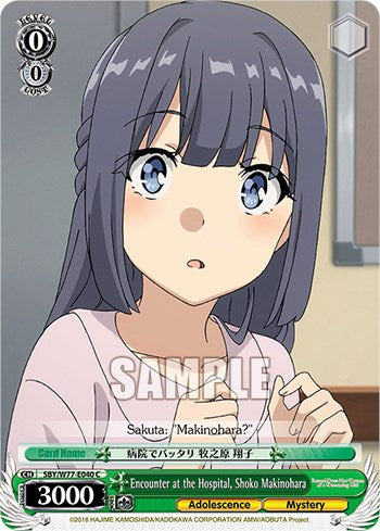 Encounter at the Hospital, Shoko Makinohara (SBY/W77-E040 C) - Rascal Does Not Dream of a Dreaming Girl