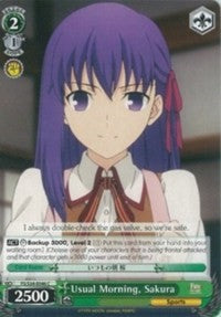Usual Morning, Sakura (FS/S34-E046 C) - Fate/stay night [Unlimited Blade Works]