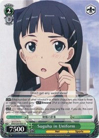 Suguha in Uniform (SAO/S20-E031 R) - Sword Art Online