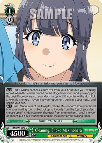 Cleaning, Shoko Makinohara (SBY/W77-E043 C) - Rascal Does Not Dream of a Dreaming Girl