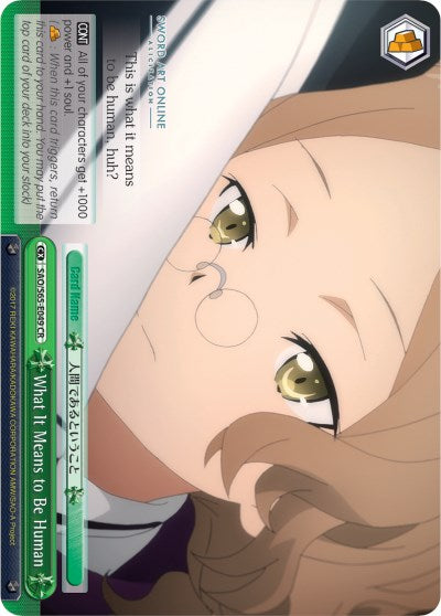 What It Means to Be Human (SAO/S65-E049 CR) - Sword Art Online -Alicization-