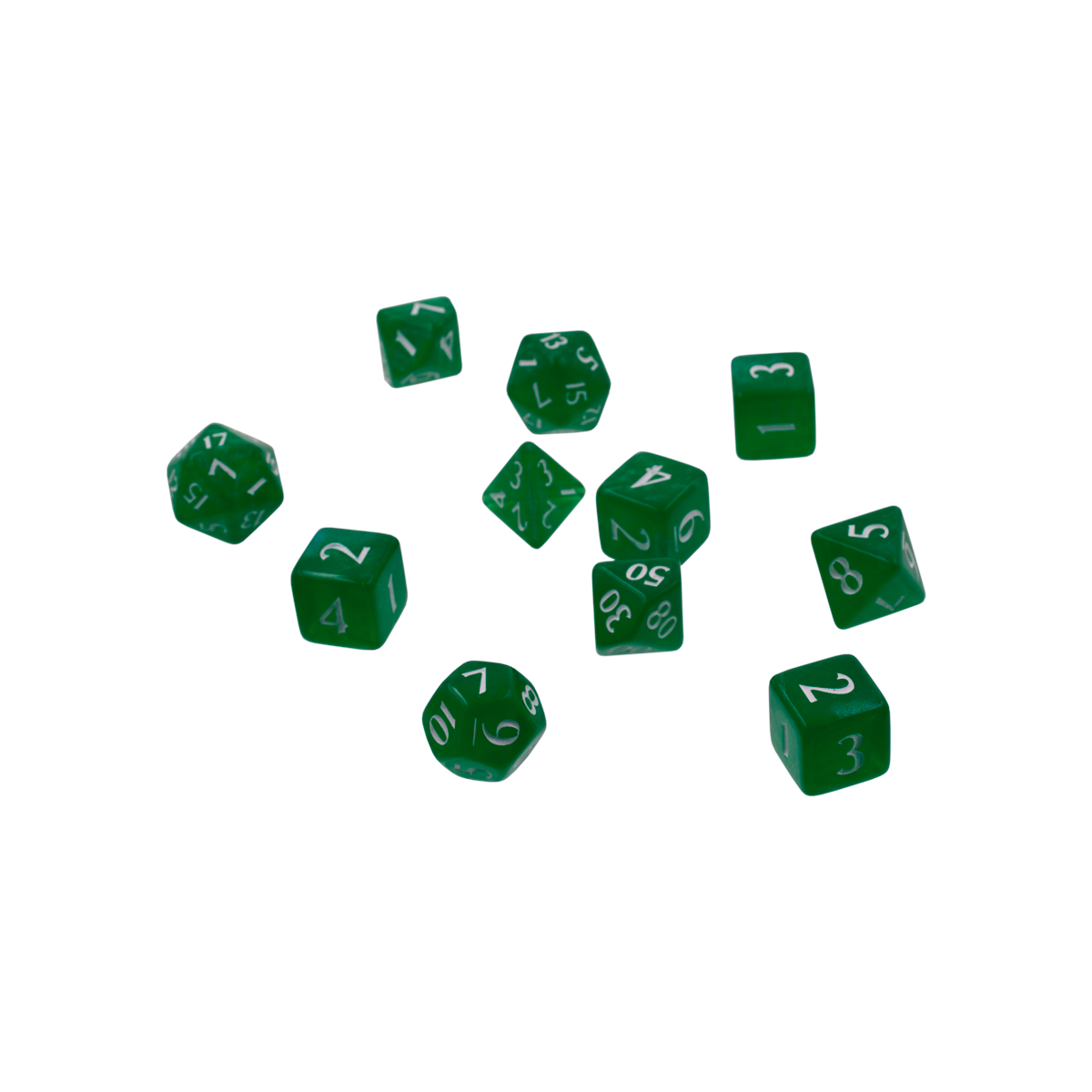 Ultra PRO: 11-Dice Set - Eclipse (Forest Green)