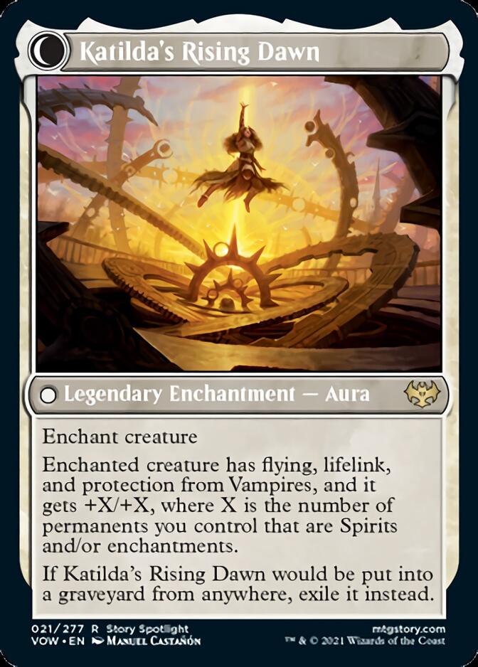 Katilda, Dawnhart Martyr // Katilda's Rising Dawn (VOW-021) - Innistrad: Crimson Vow: (Double Faced Transform)