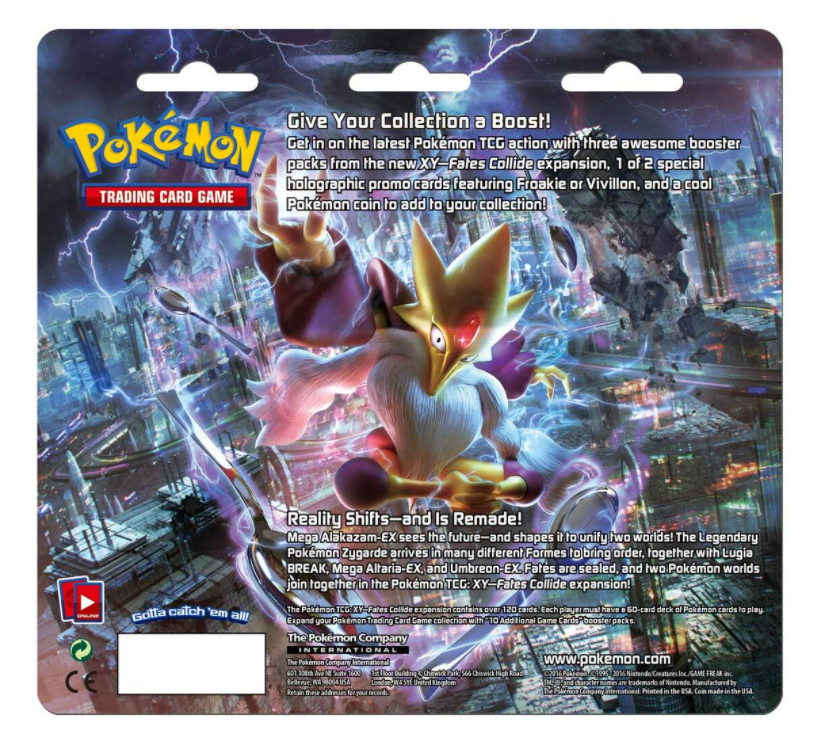 fates collide pokemon card set XY: Fates Collide